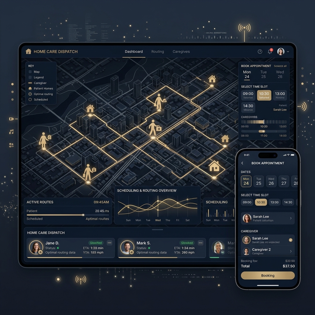 Home Healthcare Routing and Scheduling